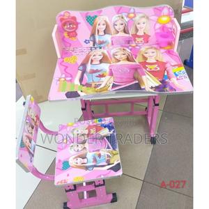 Pink Kids Study Desk Table; - thumbnail 2