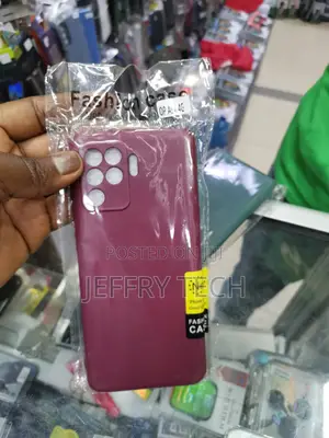 Liquid Silicone Maroon Back Cover for Oppo A94, Oppo A94