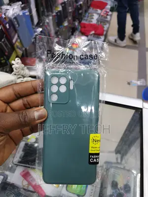 OPPO A94 4G Black Silicone Case - TPU Cover Greeen