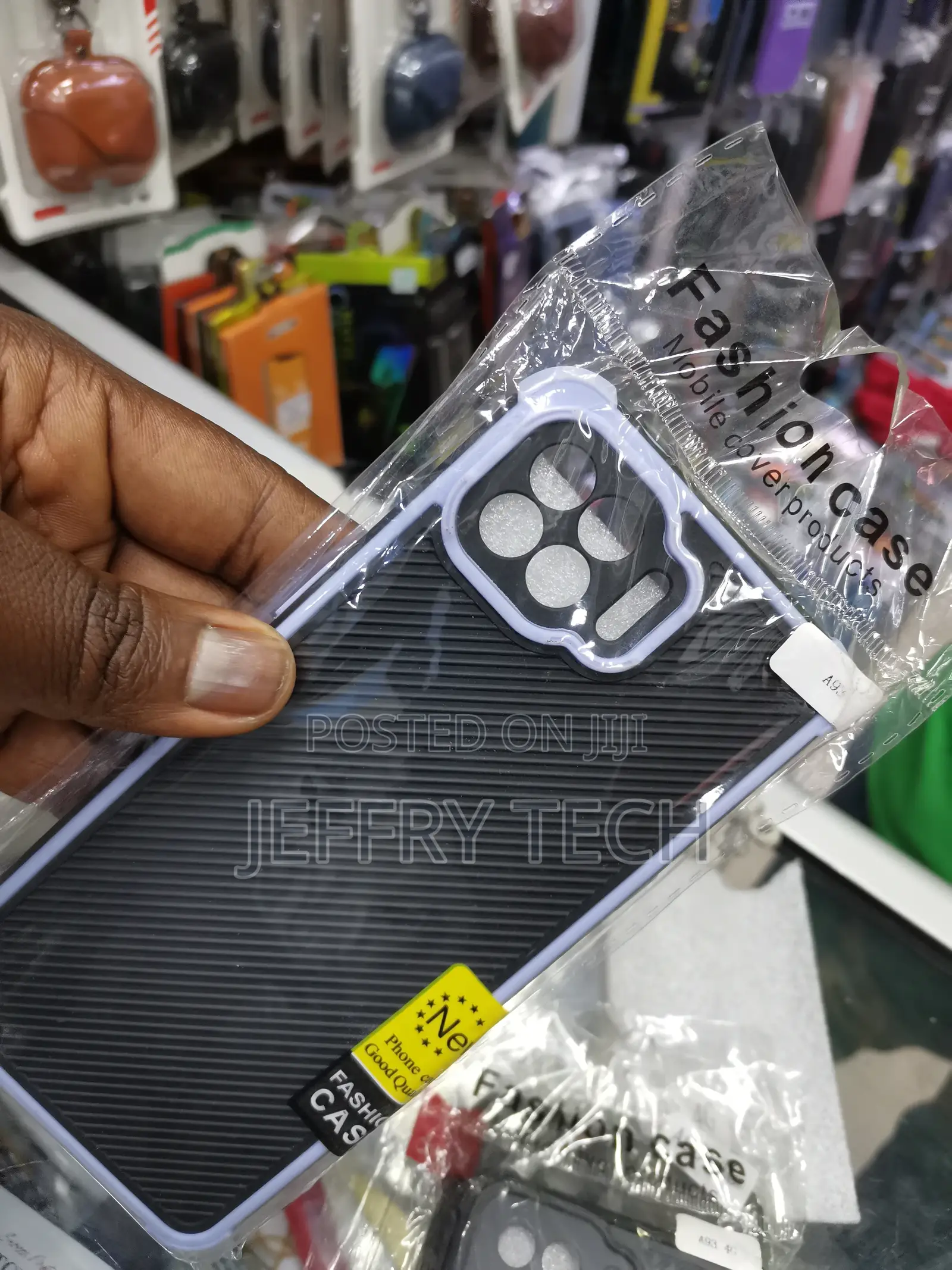 Cell Phone Cases for Oppo A93 Carbon Fiber Texture Shockproo