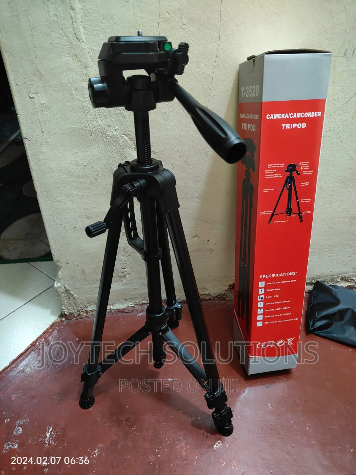 Tall Camera and Phone Tripod Stand. Tripod Stand Extendable