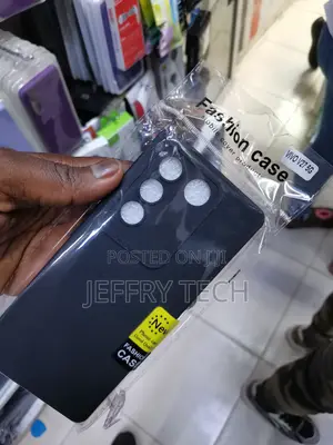 Black Spazy Silicone Case for Vivo V27 5G