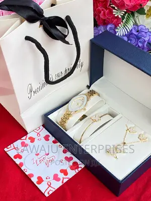 White Butterfly Design Ladies Gift Set
