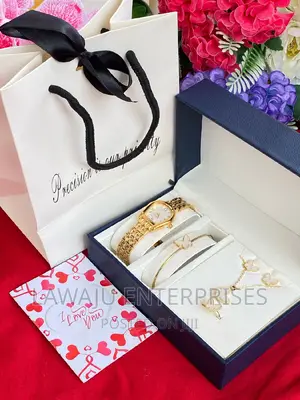 White Butterfly Design Ladies Gift Set