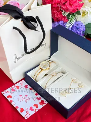 White Butterfly Design Ladies Gift Set