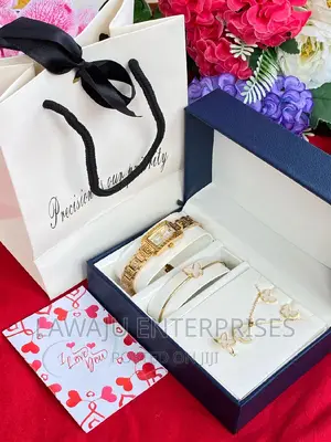 White Butterfly Design Ladies Gift Set