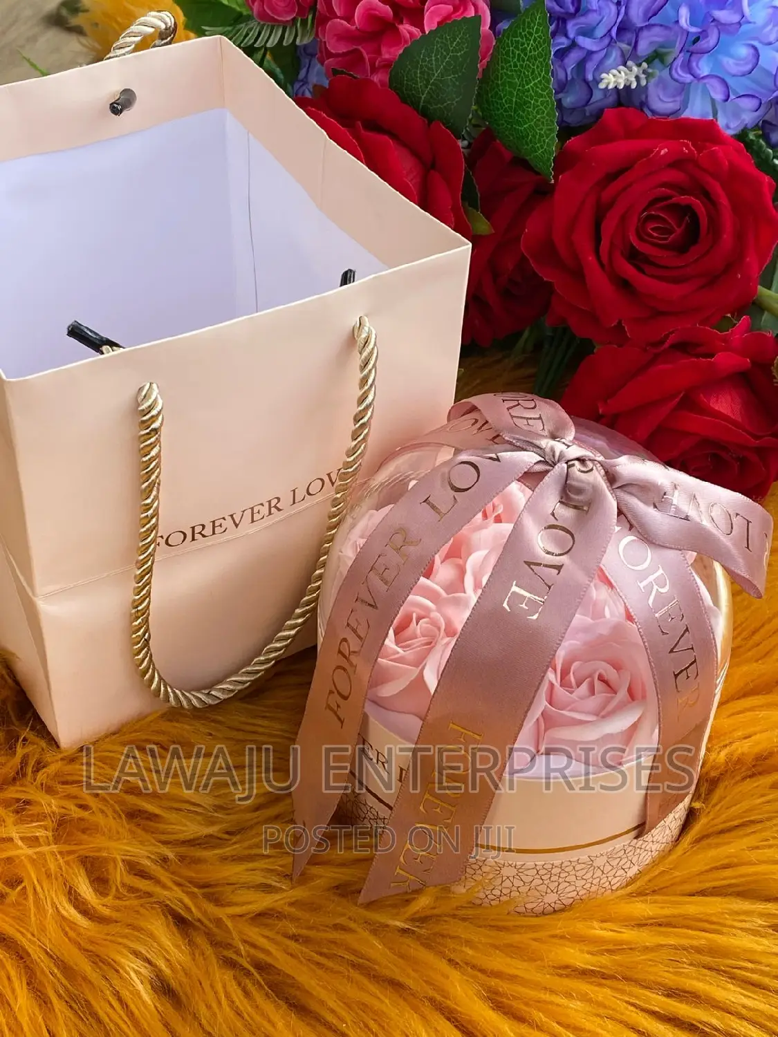 Forever Love Beige Ladies Valentine's Gift Package