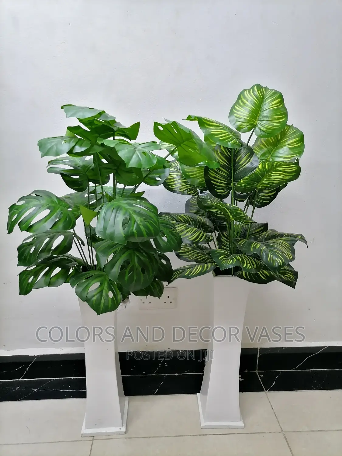 Plant With Wooden Vase