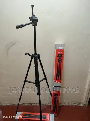 Adjustable Camera Tripod Stand With Mobile Phone Holder, Bag