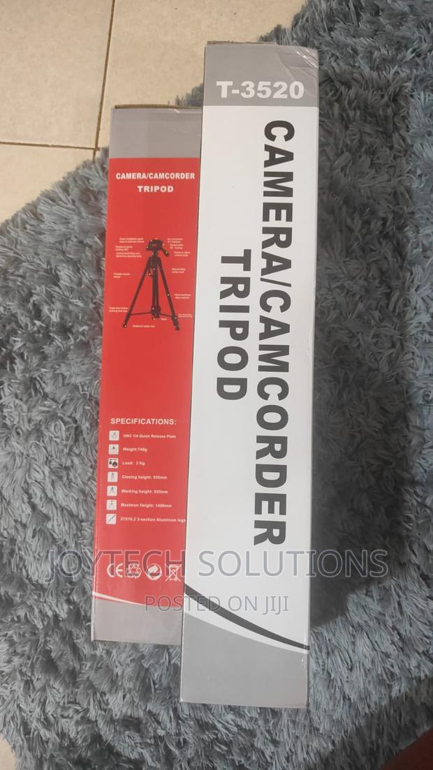 Adjustable Camera Tripod Stand With Mobile Phone Holder, Bag - thumbnail 2