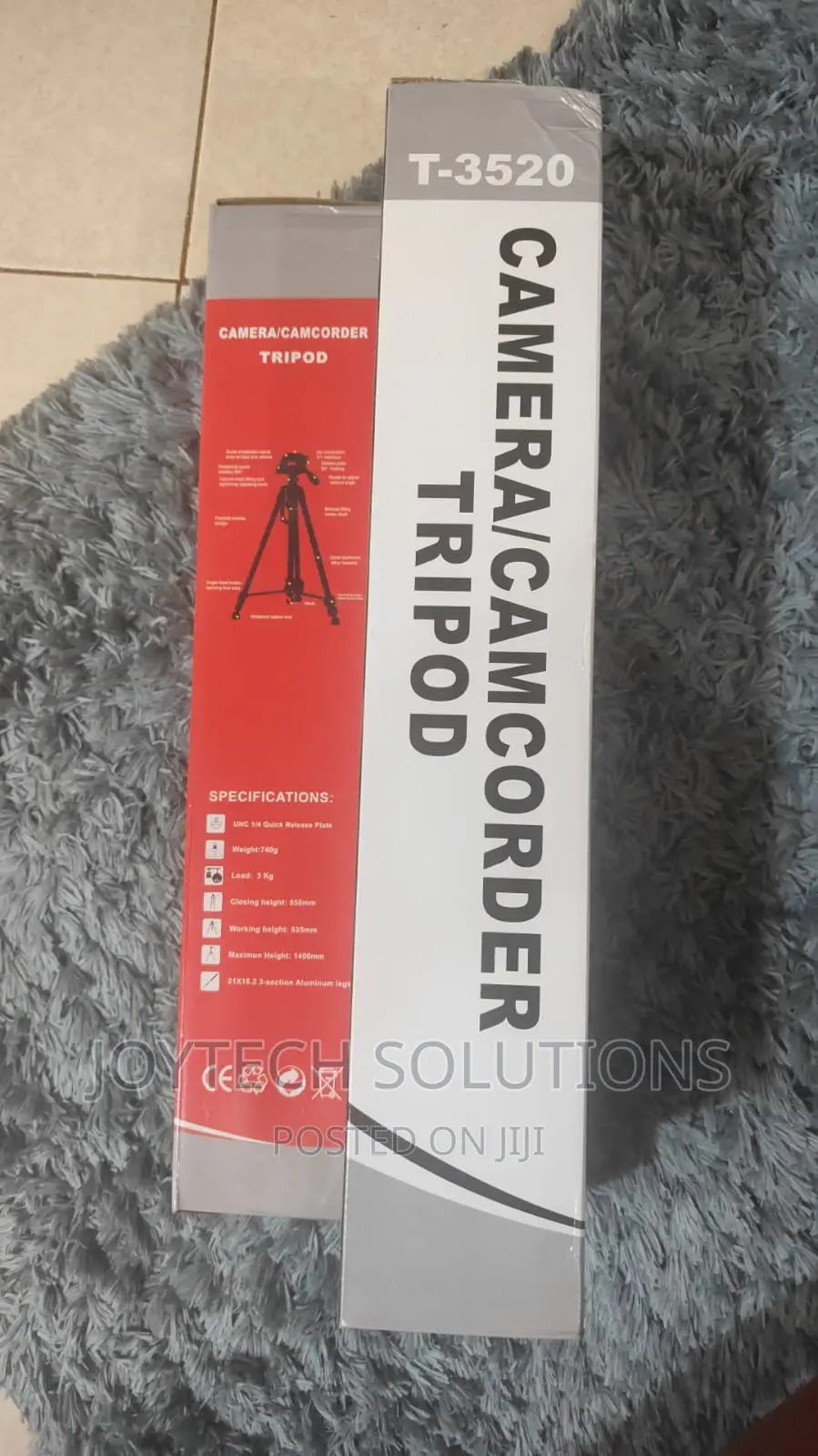 Adjustable Camera Tripod Stand With Mobile Phone Holder, Bag