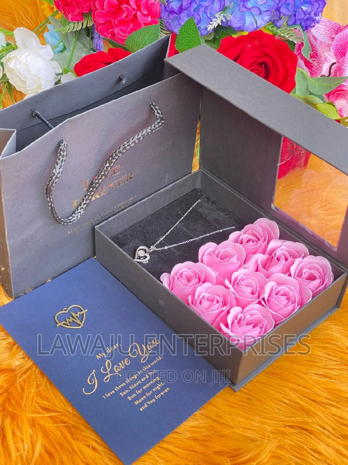 Pink Roses Ladies Gift Set