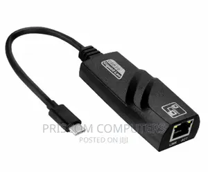 Type-C to USB Ethernet Adapter, Type C to RJ45 Network Adapt