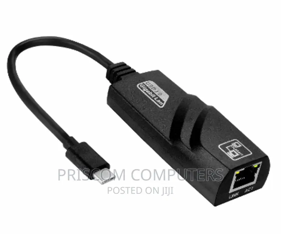Type-C to USB Ethernet Adapter, Type C to RJ45 Network Adapt
