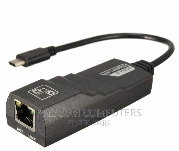 Type C to LAN Gigabit Ethernet Adapter Up to 1000 MBPS - thumbnail 3