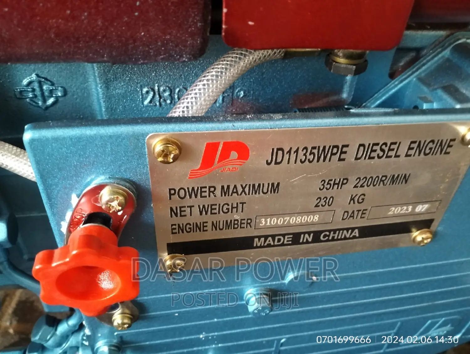 35hp High Pressure Water Pump Diesel