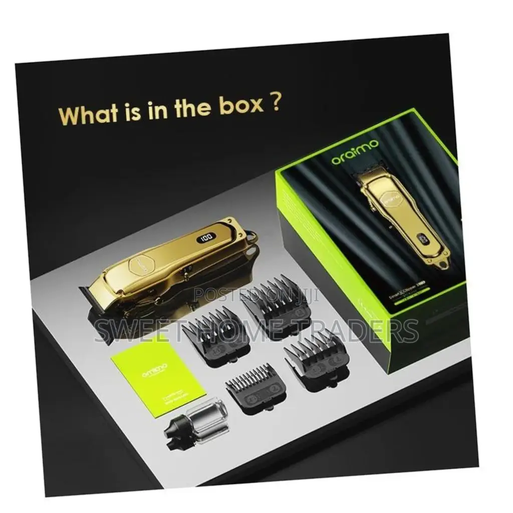 Oraimo Smart Clipper 2 Gold Cordless Hair Clipper