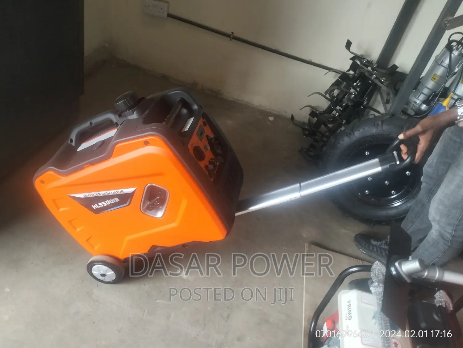 Portable Super Silent, 3.5kva Inverter Generator.