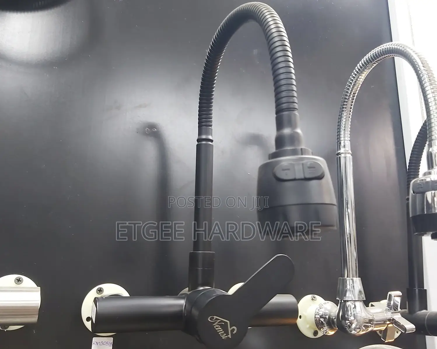 Wall Kitchen Mixer Black 3051B