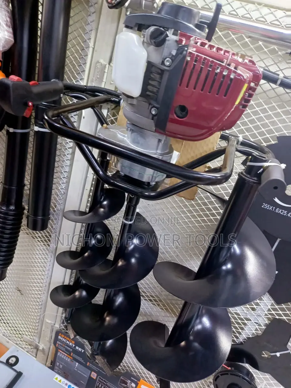 Four Stroke 3 Bits Earth Auger