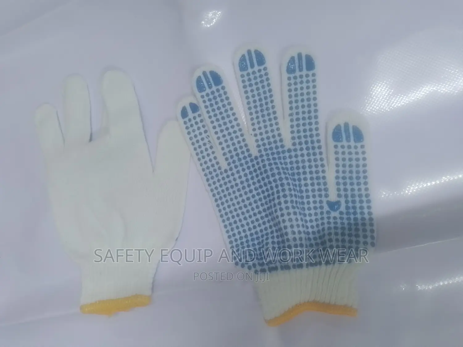 Hand Protective Cotton Dotted Gloves