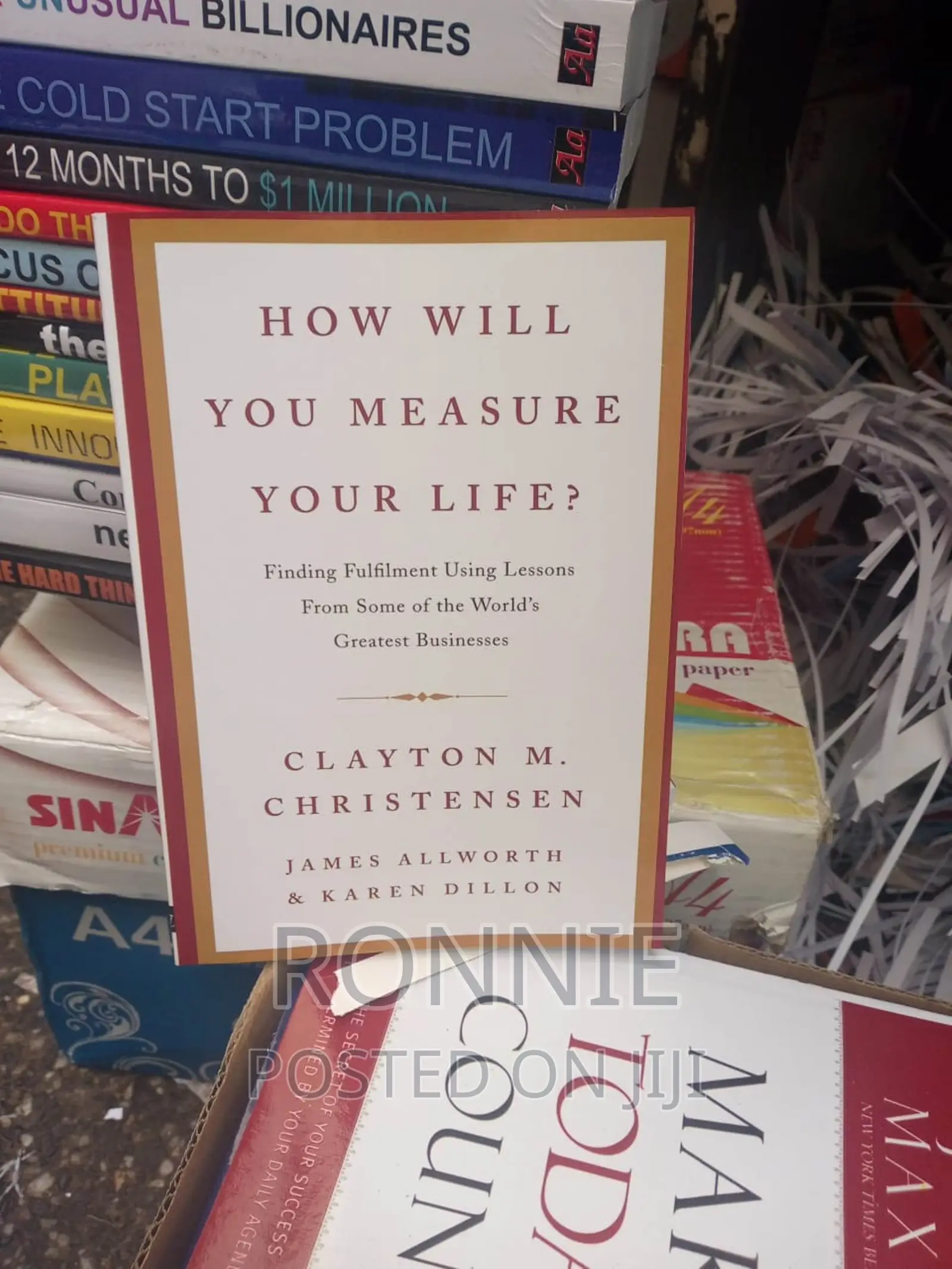 How Will You Measure Your Life? Book by Clayton Christensen,