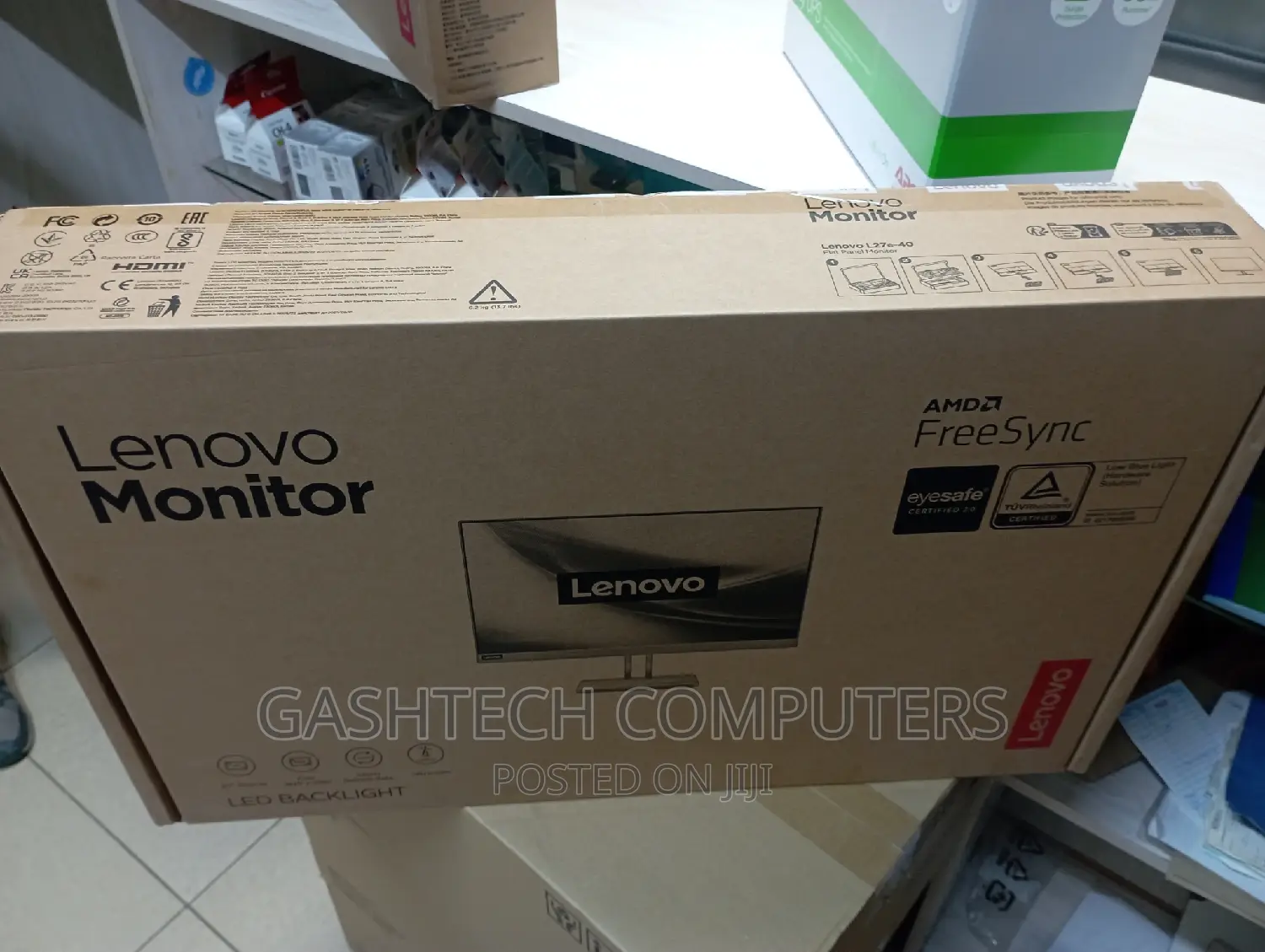 Lenovo //L27e-40// 27" FHD Monitor Raven Black Color in Nairobi Central ...