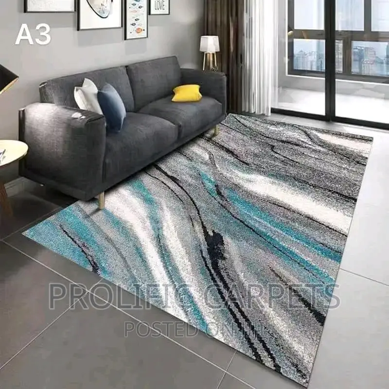 3D Carpet Ocean Blue