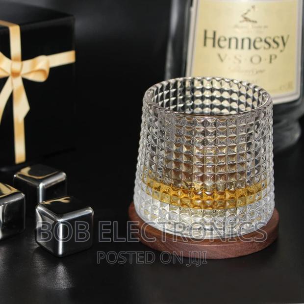 Rotating Whiskey Glasses