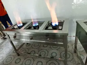 Stainless Three Burner