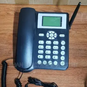Black Huawei GSM Landline Desktop Phone Improved Quality