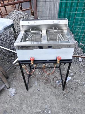 Gas Double Fryer Stainless - thumbnail 2