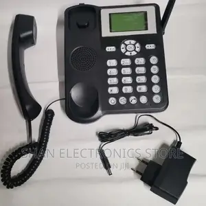 ^^Huawei ETS5623 Sim Card GSM Desktop Phone- Black
