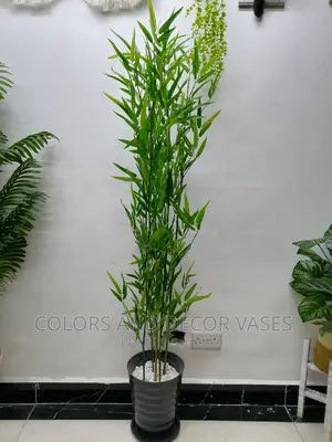 1.6m Long Artificial Bamboo Sticks With Plastic Vase