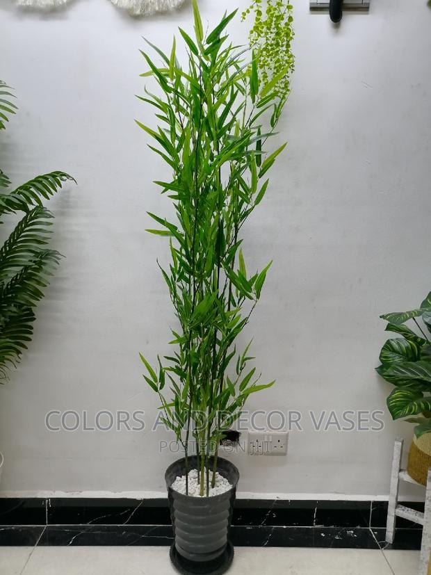 1.6m Long Artificial Bamboo Sticks With Plastic Vase