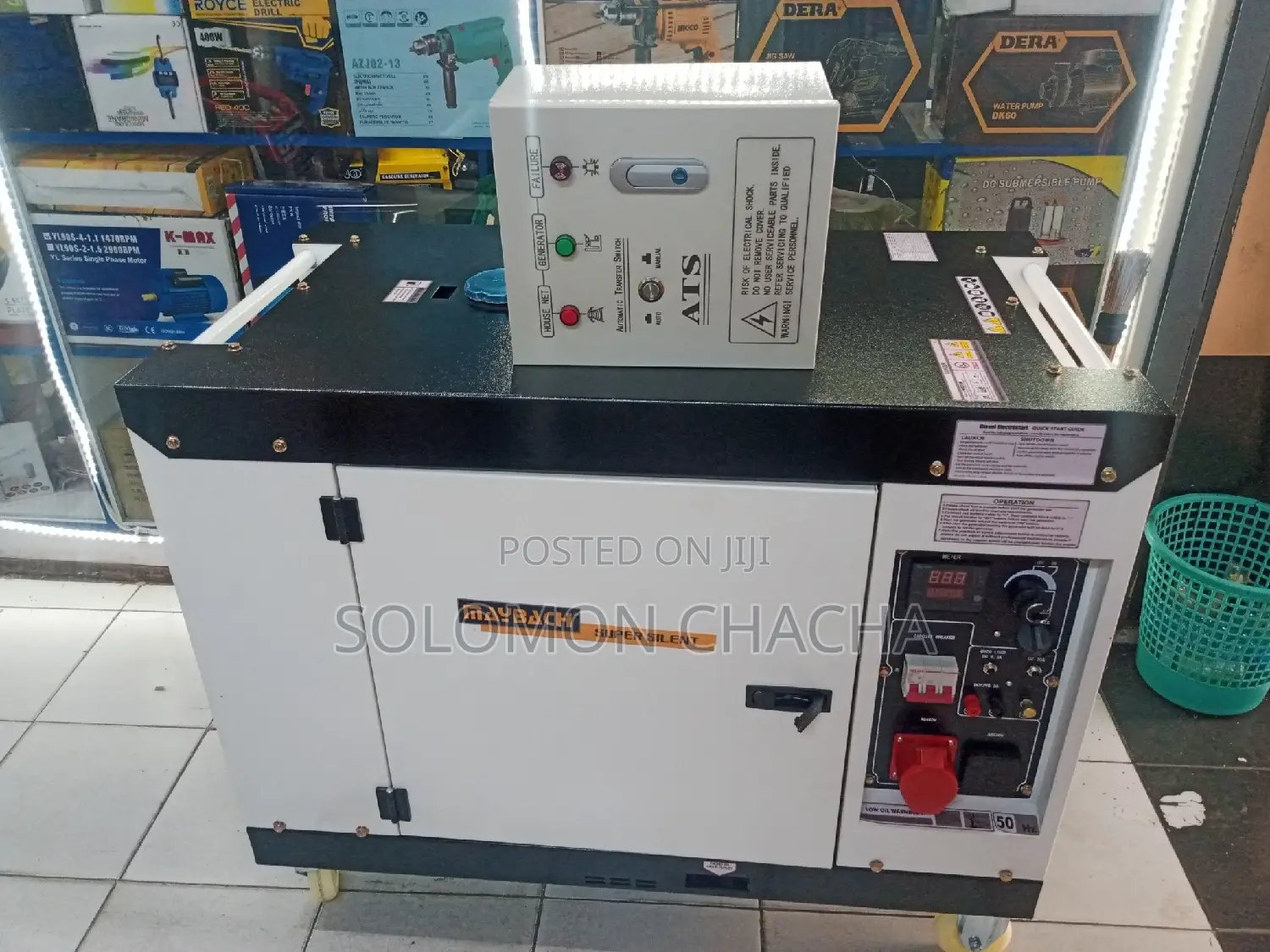 Maybach 12kva Deisel Three Phase Silent Generator Free Ats