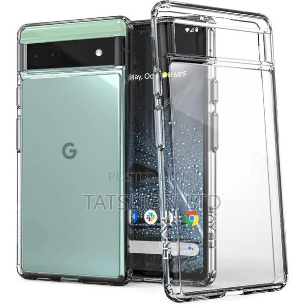 -Clear Back Cover Case for Google Pixel 6A - Crystal Clear - main view