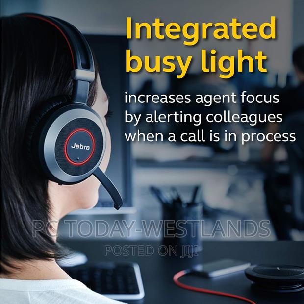 Jabra EVOLVE 80 Headset With Active Noise Cancellation - thumbnail 6