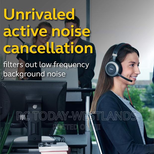 Jabra EVOLVE 80 Headset With Active Noise Cancellation - thumbnail 9