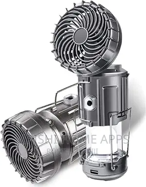 Rechargable Camping Light With Fan