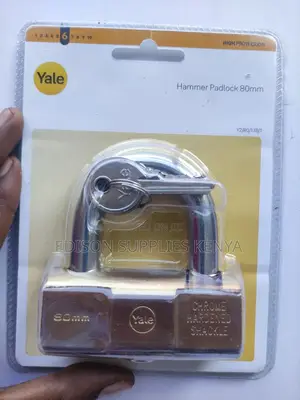 Yale Padlocks 80mm Big Secure Hammer Padlock Brass Hardened