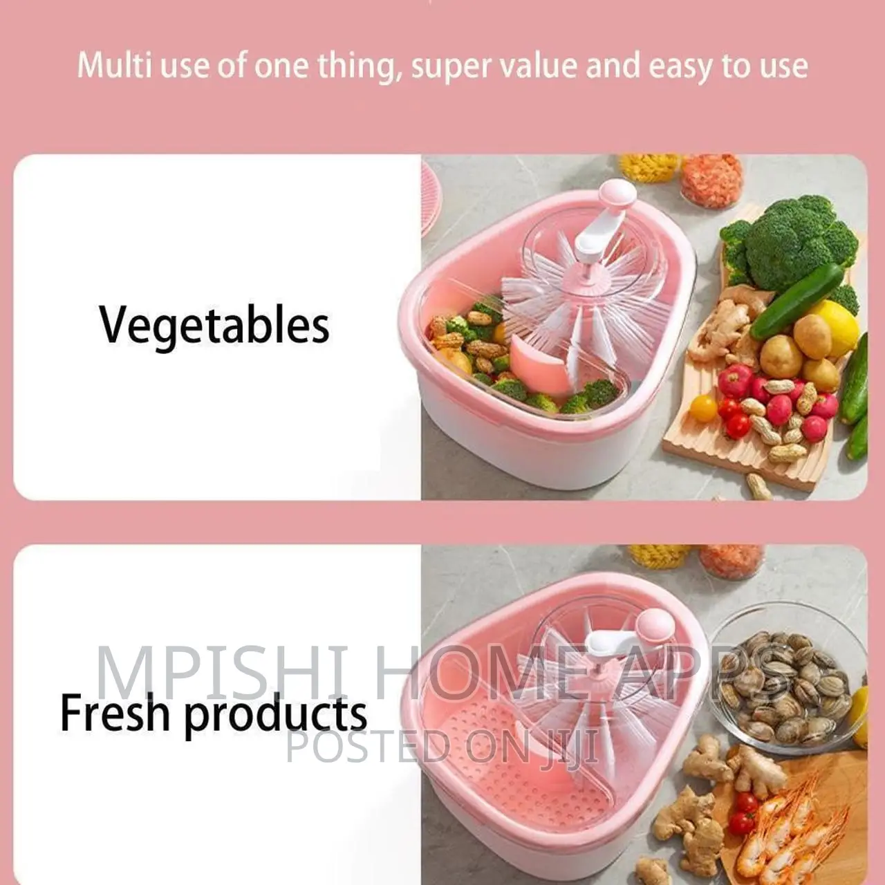 Hand-free Fruit Cleaning Busket