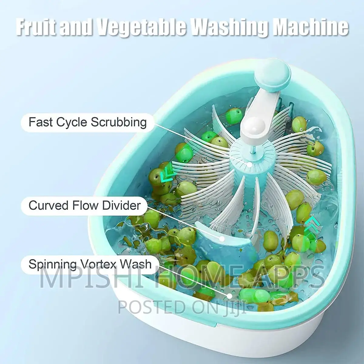Hand-free Fruit Cleaning Busket