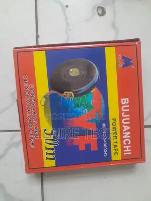 New 50 Metres Tape Black