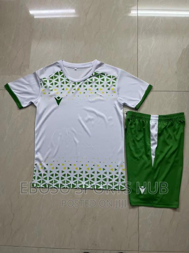 White Imported Football Jerseys - thumbnail 3