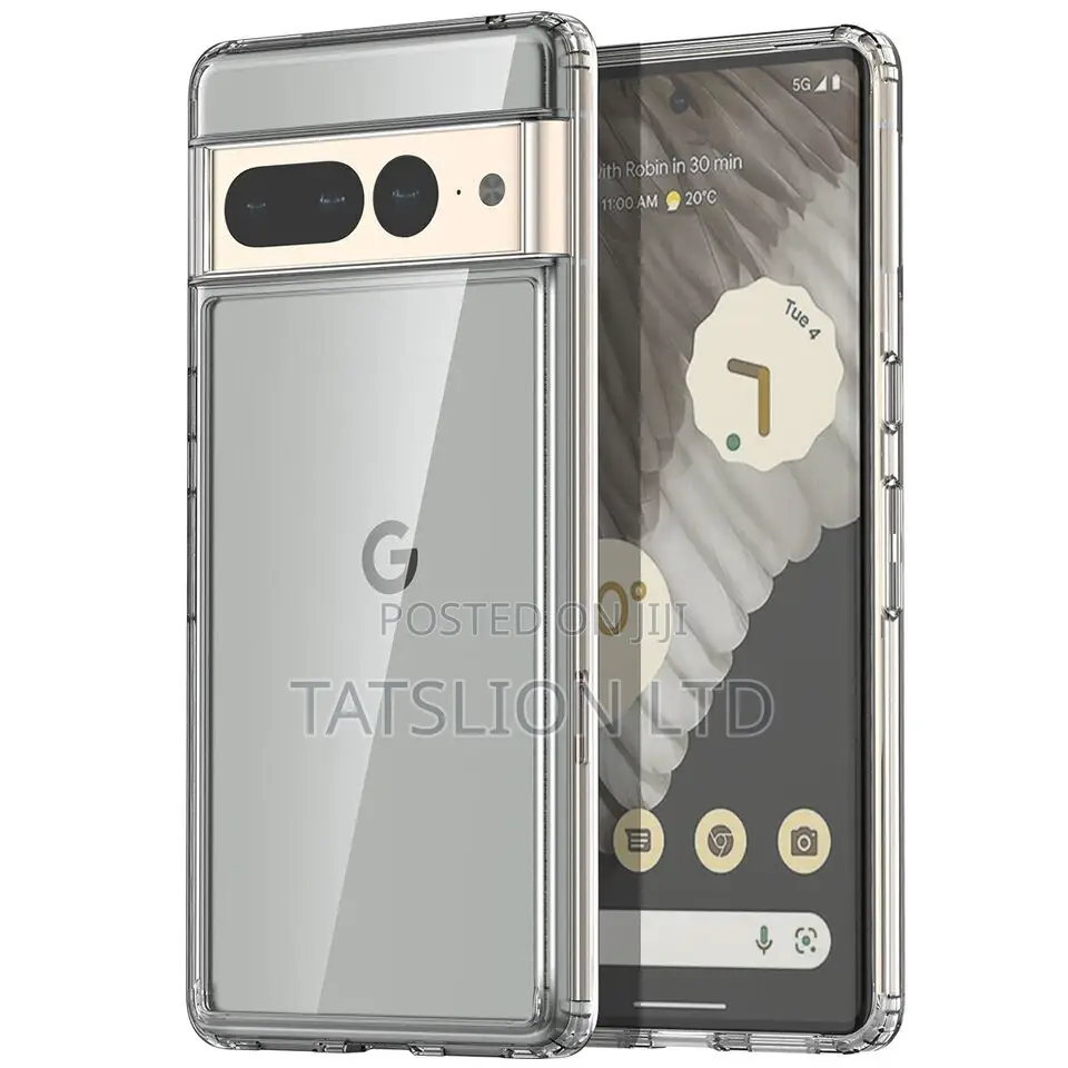 Clear Case for Google Pixel 7 Shockproof Bumper Sta
