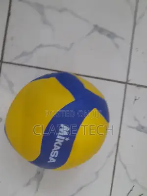 Yellow Blue Mikasa Volleyball Ball