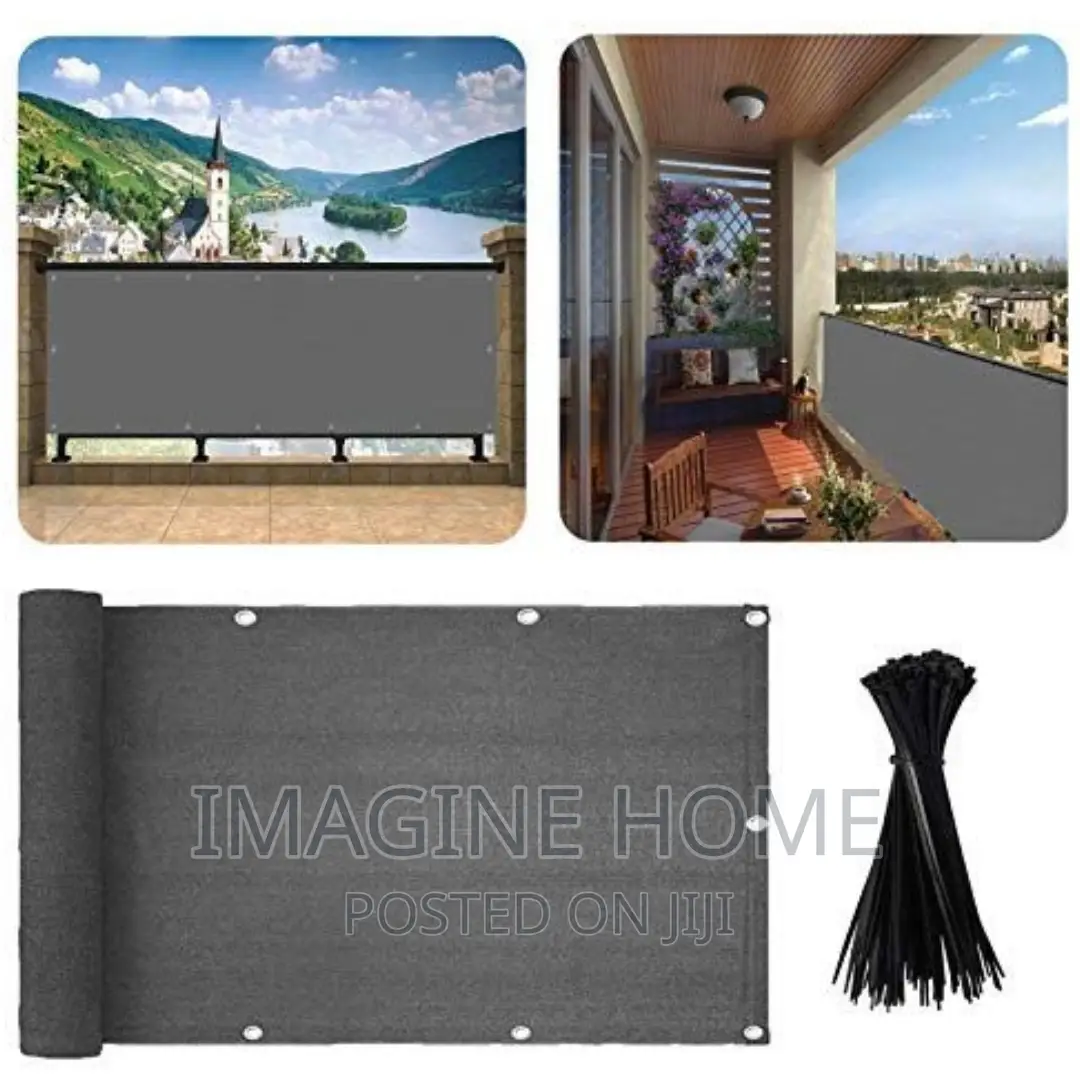 Dark Grey Balcony Shield