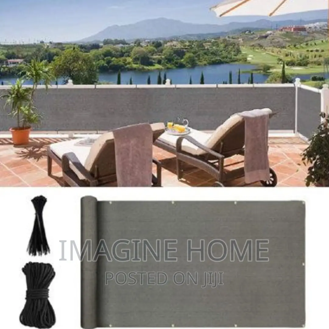 Dark Grey Balcony Shield