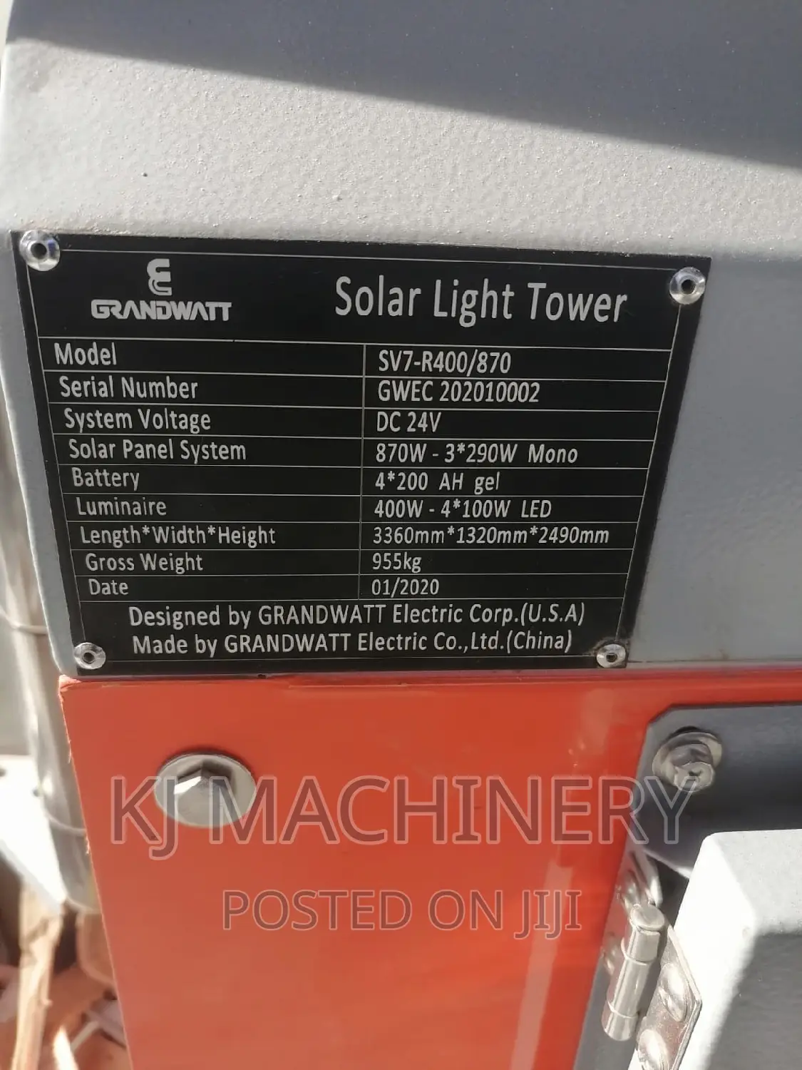 Solar Light Tower Super Quality -Road Construction